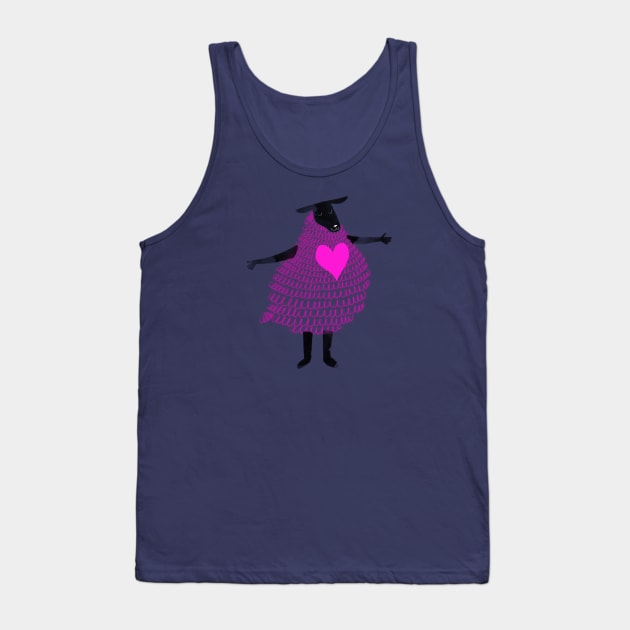 Love the black sheep, version 2 Tank Top by iulistration